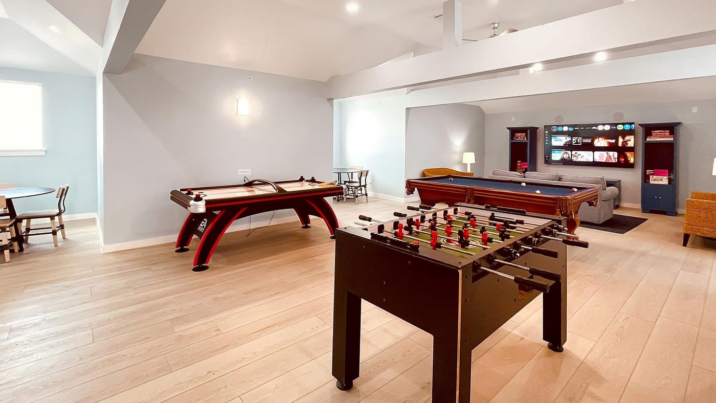 Billiards and games room